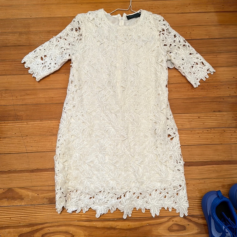 NWT white lace dress